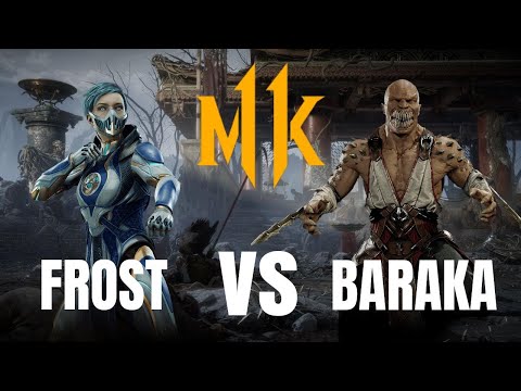 Mortal Kombat 11 - Baraka vs Frost - Showdown of Blades and Ice