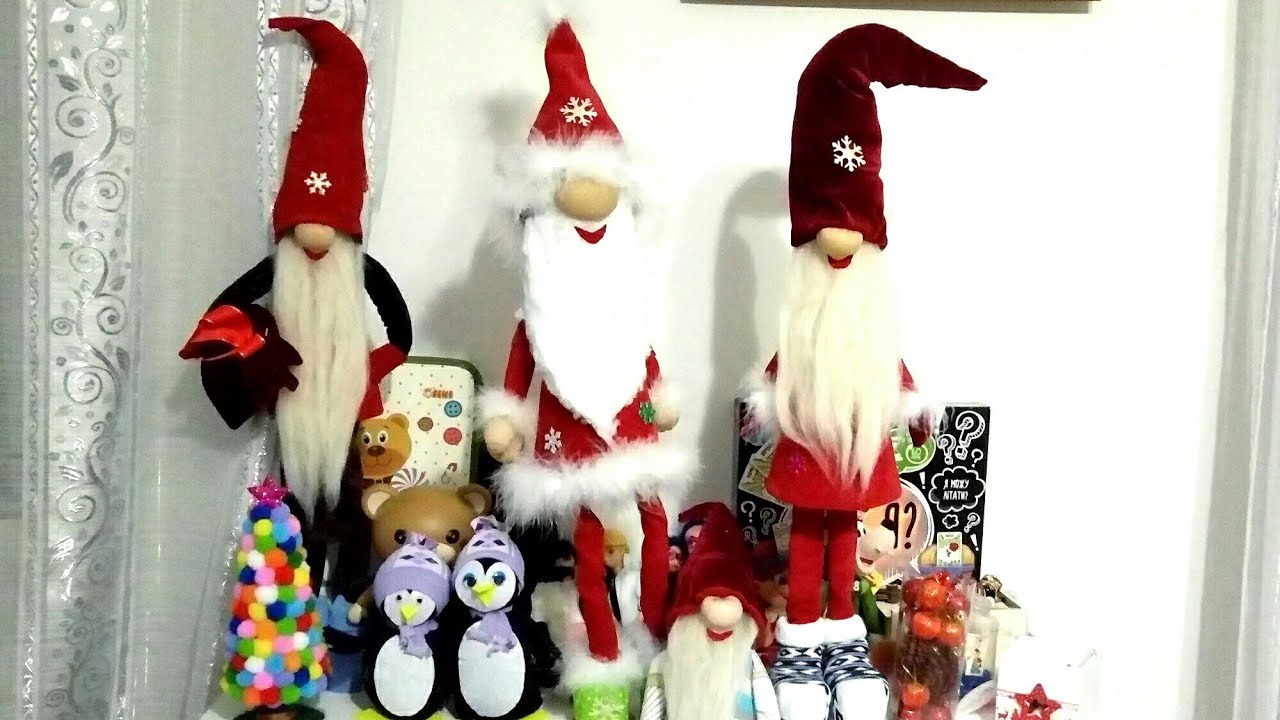 Гном-Санта своими руками - Christmas Gnomes Made Easy