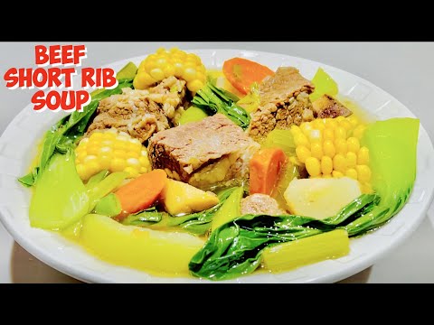 HEALTHY BEEF SOUP | BEEF SHORT RIB SOUP | BEEF SOUP |...