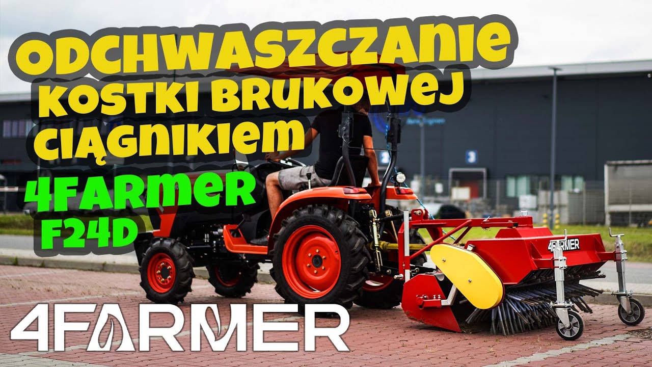 Odchwaszczarka z koszem - 4FARMER CH1200 :: Traktor.com.pl
