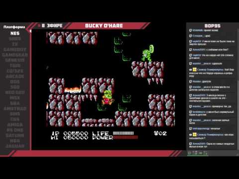 Bucky O'Hare (NES) - Hard! Difficulty