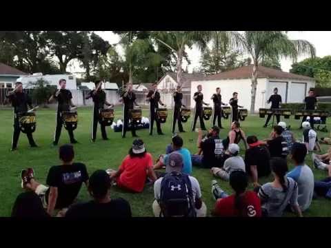 2016 Blue Devils Drumline - Eleven - Warm Up - 1st Show/ Early Season