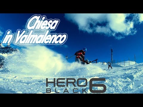 Chiesa in Valmalenco: Skiing w/ GoPro HERO6