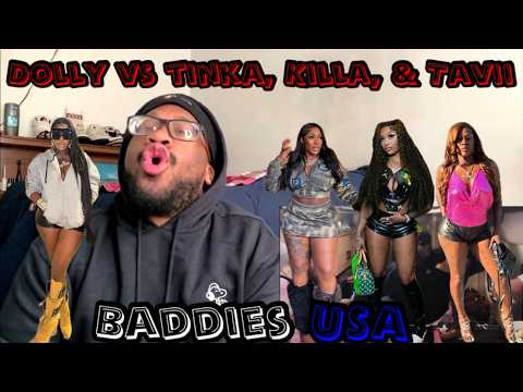 Reaction | Dolly Vs Tinka, Killa, & Tavi | #baddiesusa