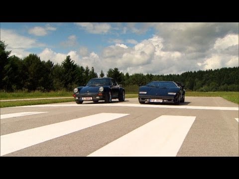 Porsche 911 Turbo vs. Lamborghini Countach - GRIP - Folge 245 - RTL2