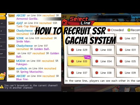 How to recruit SSR |Gacha system