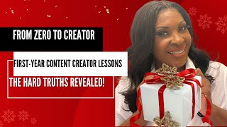 First-Year Content Creator Lessons: The Good, Bad & Ugly! | VLOGMAS Gift.2 #newcreators #creatortips