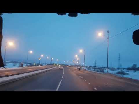 Long-haul trucking in a Volvo VNL. Arkhangelsk. Heading to Northwest Russia.