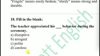 English practices set 1