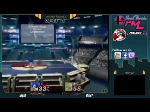Smash @ Skyloft 8/7 - Winners Round 3 - Jfyst (Sonic) vs Rico? (Game and Watch)