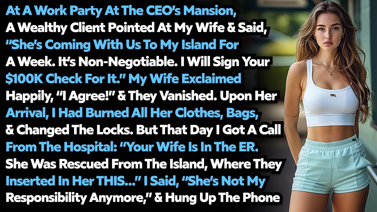 Cheating Wife Said "My Body My Choice" & Went To Boss's Mansion Party; In Divorce I Left Her 0 Cents