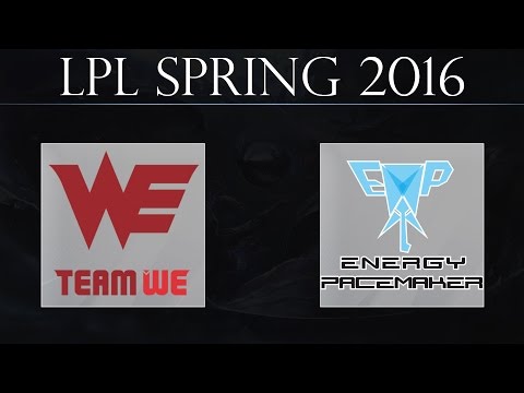 [Highligths] WE vs EPA G2 | Team WE vs Energy Pacemaker.All Game 2 (15.01.2016) | LPL Spring 2016