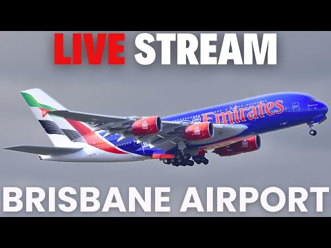 🔴 LIVE SUNDAY Morning RUSH + Special A380 at Brisbane Airport Plane Spotting ✈️