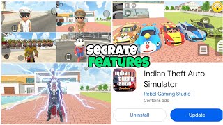 Indian Theft Auto Simulator New Update | New Super power add | All Secret Futures|Shinchan Spiderman