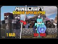 100 Hari Di Minecraft Tapi Zombie Apocalypse Tsunami Zombie Part 1