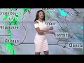 Liana Brackett Wearing a White Dress