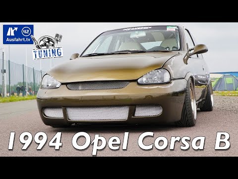 1992 Opel Corsa B Tuning inkl. Soundcheck und CarPorn | Ausfahrt.tv Tuning