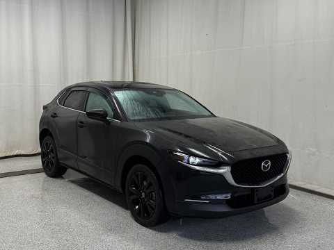 2021 Mazda CX-30 GT w/Turbo AWD in Black for sale at Park Mazda in Sherwood Park, AB