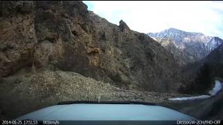 preview picture of video 'Узкая горная дорога в Турции 2014 / Narrow mountain road in Turkey 2014'