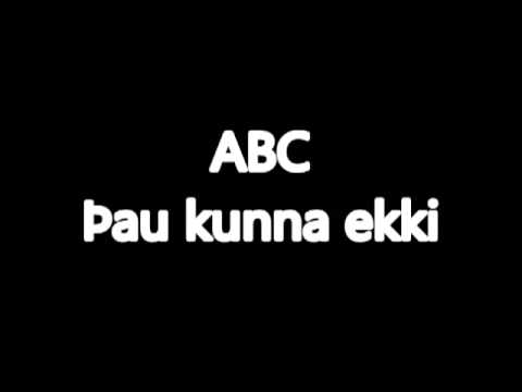 ABC - Þau kunna ekki