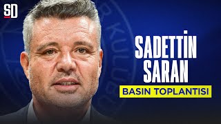 FENERBAHÇE BAŞKANI SADETTİN SARAN, İLK BASIN TOPLANTISINDA SORULARI YANITLADI l Tedesco, İrfan, Cenk