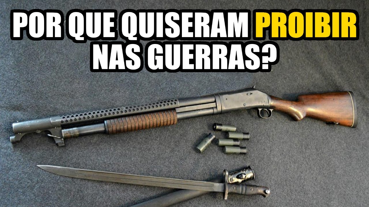 A temida espingarda Winchester M1897 Trench Gun !