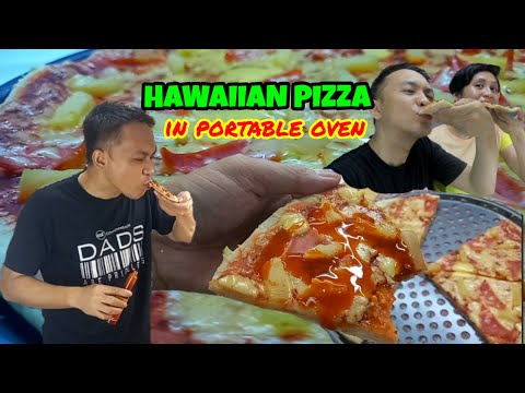 HAWAIIAN PIZZA NG AMA MO! | NO OVEN , NO PROBLEM | EASY HAWAIIAN PIZZA IN PORTABLE OVEN