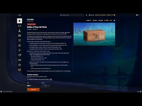 World of Warships: Open 70+ "Battle of Paso de Patria" Container to Finish the Collection