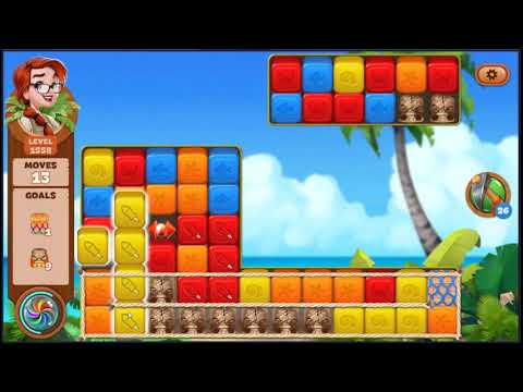 Lost Island Blast Adventure Level 1558 - NO BOOSTERS 🏝️ | SKILLGAMING ✔️