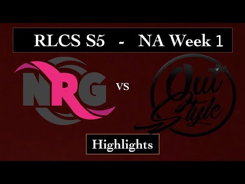 NRG vs Out of Style Highlights - NA RLCS S5 W1