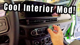 Cool Interior Mod For The New Jeep Wrangler