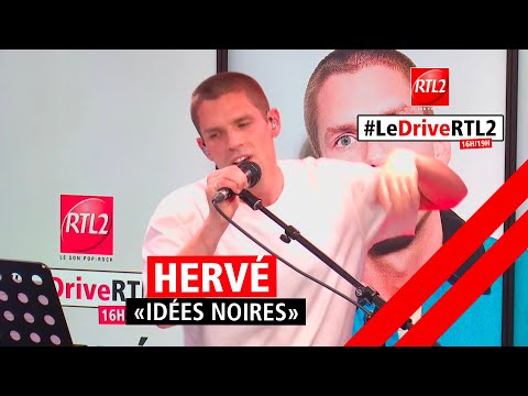 Hervé interprète "Idées Noires" dans #LeDriveRTL2 (30/03/23)