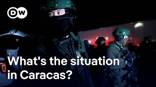 Reports of explosions and gunfire overnight in Venezuela's capital Caracas | DW News
