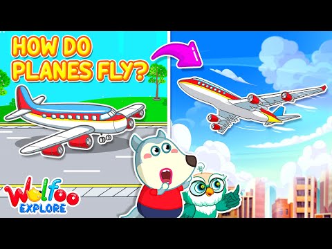 What Makes Planes Fly? Airplane Flying Adventure l Wolfoo Explore - Fun Science | Educational Videos