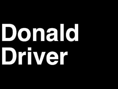 How to Pronounce Donald Driver Green Bay Packers NFL Football Touchdown TD Tackle Hit Yard Run