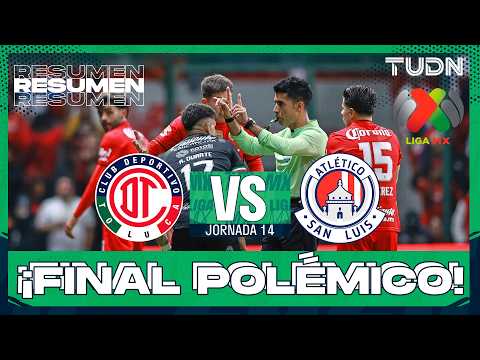 Resumen y goles - Toluca vs Atlético de San Luis | Liga MX - Jornada 14 Clausura 2026 | TUDN