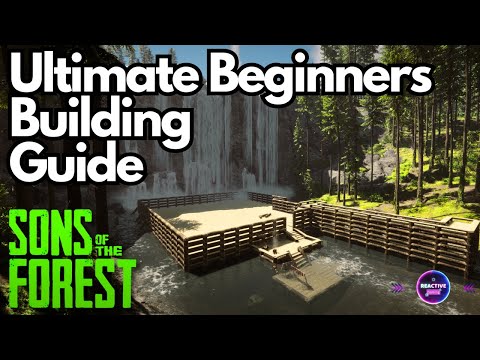 Ultimate Beginners Building Guide Part 1 Safe & Effective Base Construction! Sons Of The Forest