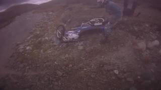 preview picture of video 'Funny dirt bike crash - NZ High Country Trail NZ'