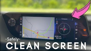 How To Safely Clean Car Infotainment Screen | Clean Car Screen | Navigation Screen | Radio Screen