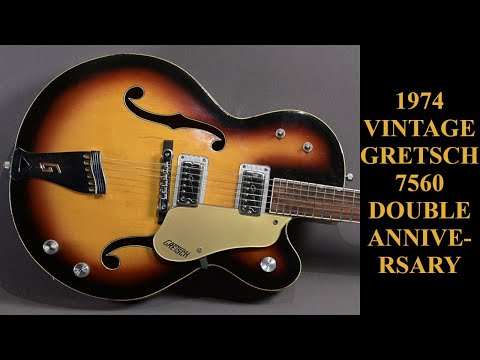 1974 Gretsch 7560 Double Anniversary Sunburst image 20