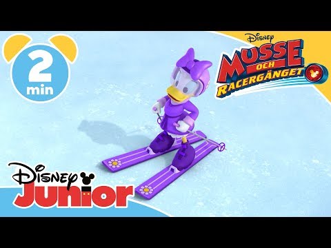 Musse och Racergänget | Kajsa och skidtävlingen! 🎿- Disney Junior Sverige