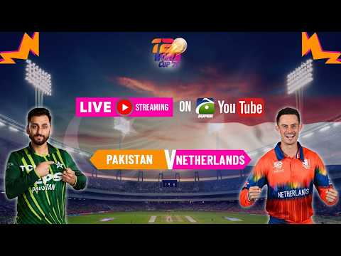 🔴LIVE: 𝗧𝟮𝟬 𝗪𝗼𝗿𝗹𝗱 𝗖𝘂𝗽 𝟮𝟬𝟮𝟲 – Pakistan vs Netherlands Match | PAK vs NED | Geo Super