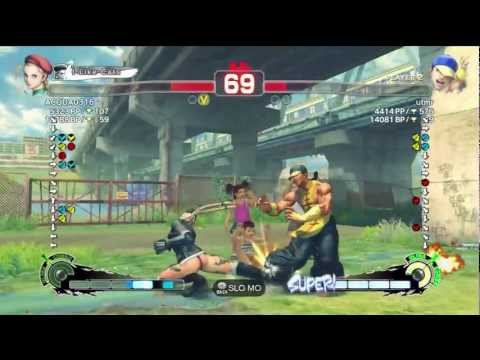 ACQUA (Cammy) vs FU★K YUN (Yun) AE2012 Ranked Match *HD*