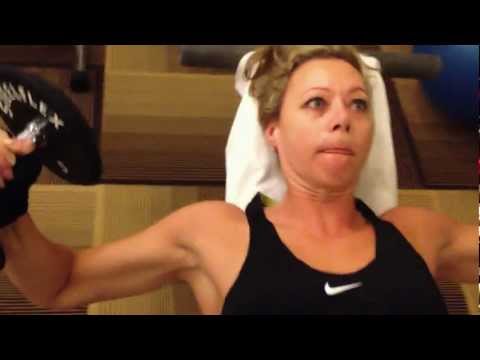 Vicki M Williams incline dumbbell flys
