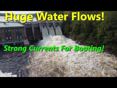 Incredible Water Flows at Swift Rapids! Summer Cruise '21, Episode #2. Sea Ray Boating