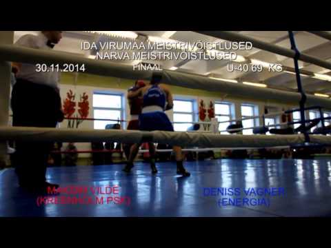 Deniss Vagner Energia VS Maksim Vilde PSK  narva 30.11.2014  Final U 40