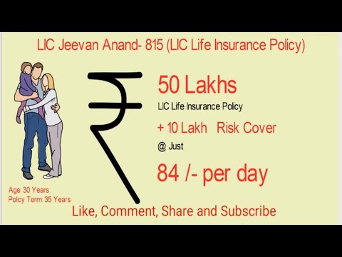 LIC Jeevan Anand Policy details plan in hindi | LIC Whole Life Insurance Video