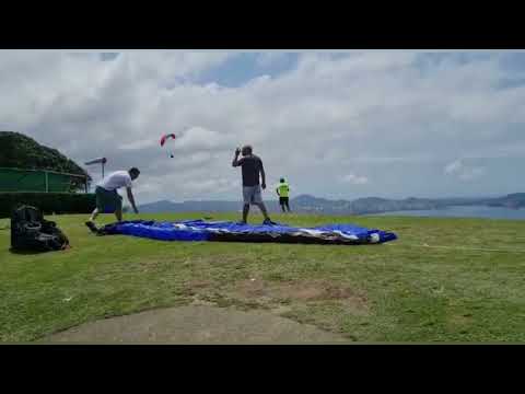 aproximação e pouso na rampa de São Vicente