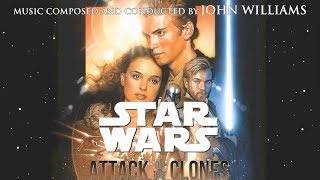 Attack of the Clones, 01, Star Wars Main Title and Ambush on Coruscant