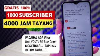 Download lagu Cara Menambah Subscriber YouTube TERBARU 2024 | 1000 Subscriber 4000 Jam Tayang mp3